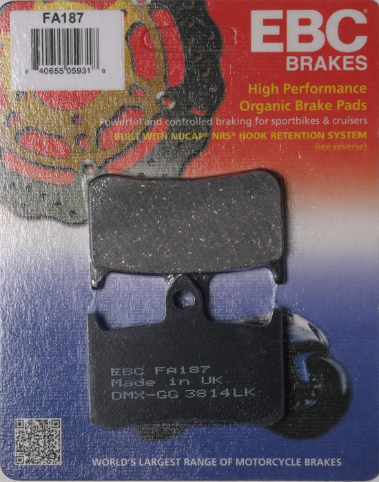 EBC Brakes FA187 Disc Brake Pad Set