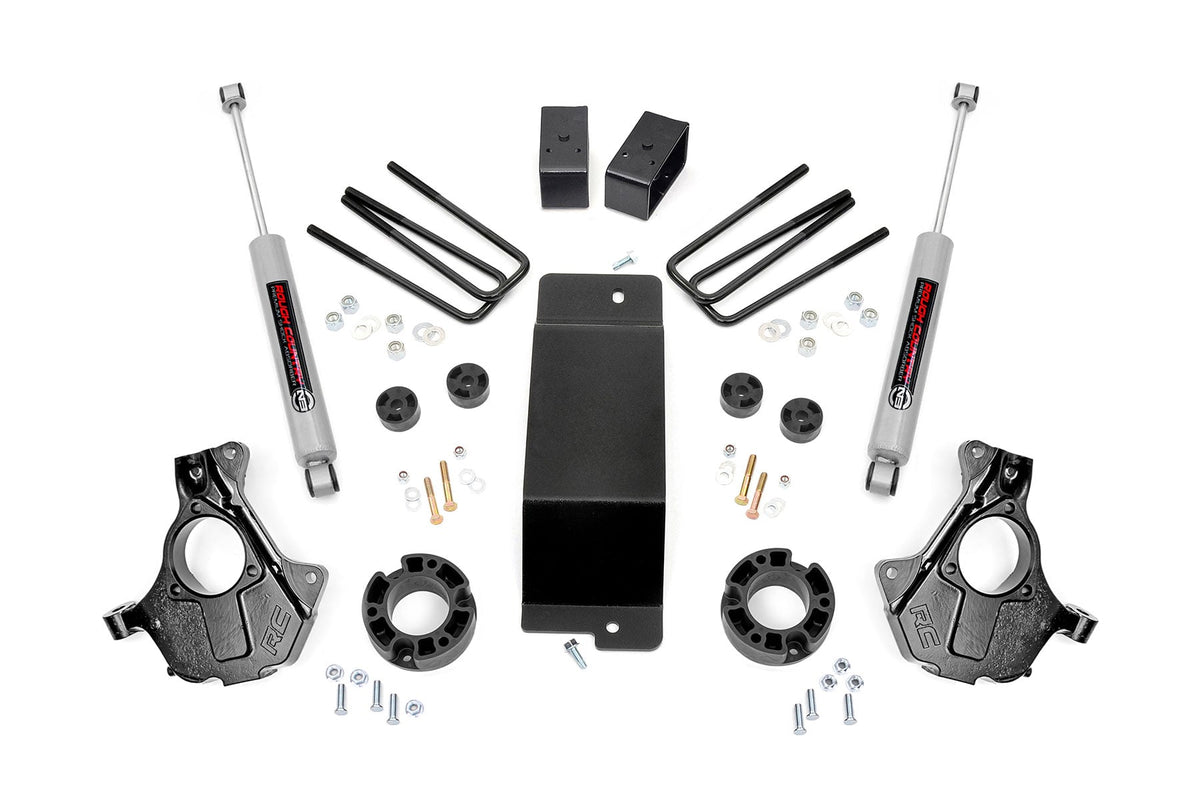 Rough Country 3.5 Inch Lift Kit Cast Steel Lca Fits Chevy/GMC 1500 (14-18) 12430