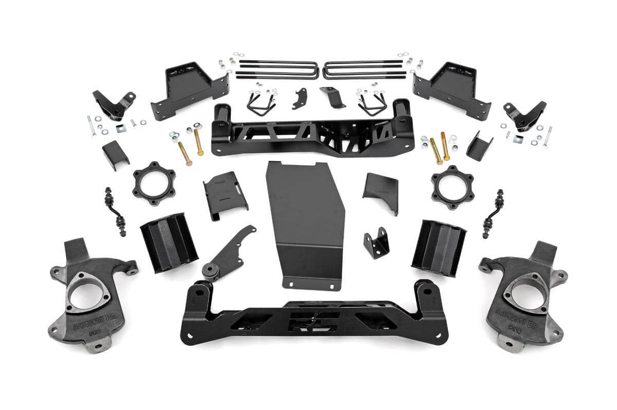 Rough Country 6 Inch Lift Kit Magneride Alum/Stamp Steel Fits GMC Sierra 1500 Denali (14-18) 18201