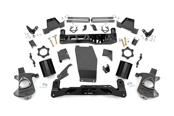 Rough Country 7 Inch Lift Kit Magneride Alum Fits GMC Sierra 1500 Denali (14-16) 18102