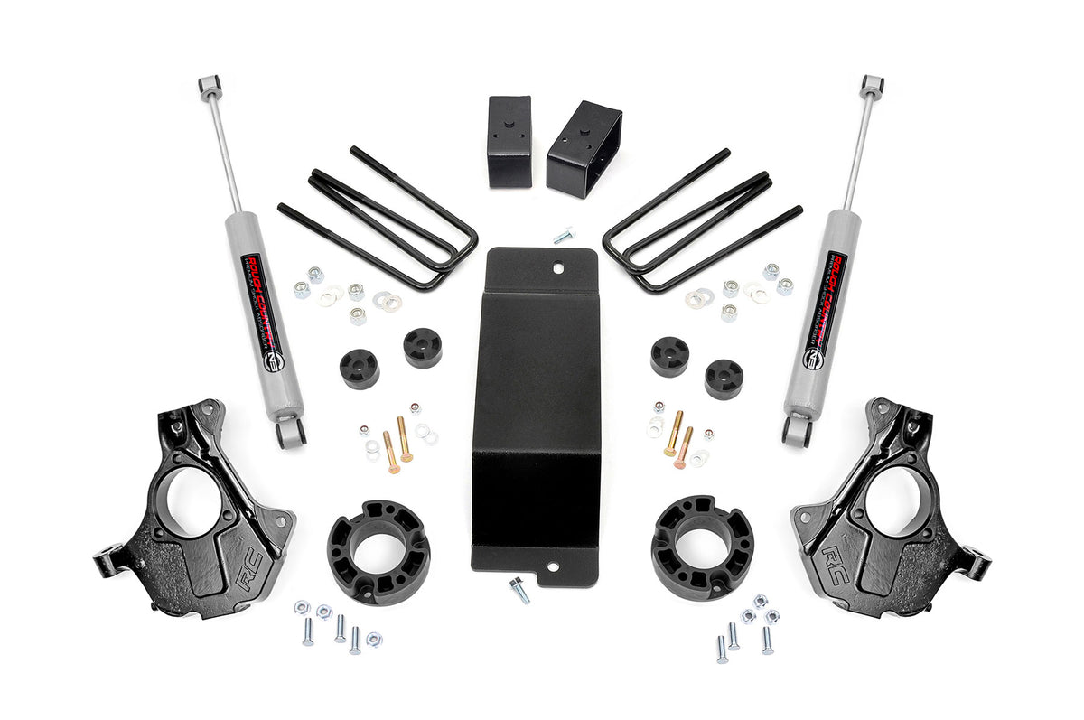 Rough Country 3.5 Inch Lift Kit Alum/Stamp Steel Lca Fits Chevy/GMC 1500 (14-18) 12130