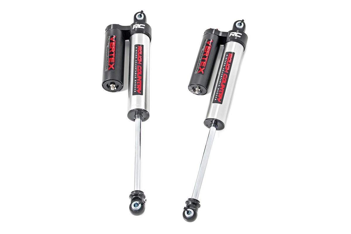 Rough Country Vertex 2.5 Adj Rear Shocks 5-7.5" Fits Ford F-150 2WD (2014-2021) 699002_A