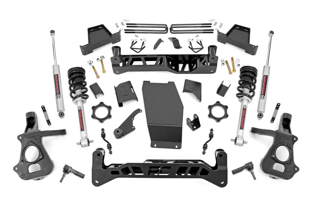 Rough Country 7 Inch Lift Kit Alum/Stamp Steel Fr N3 Chevy/fits gmc 1500 (14-18) 17432