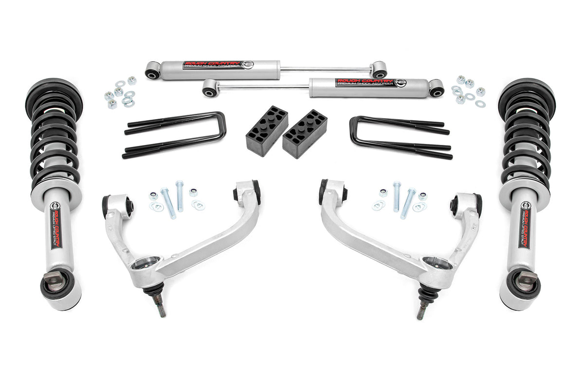 Rough Country 3 Inch Lift Kit N3 Struts Fits Ford F-150 4WD (2014-2020) 54531