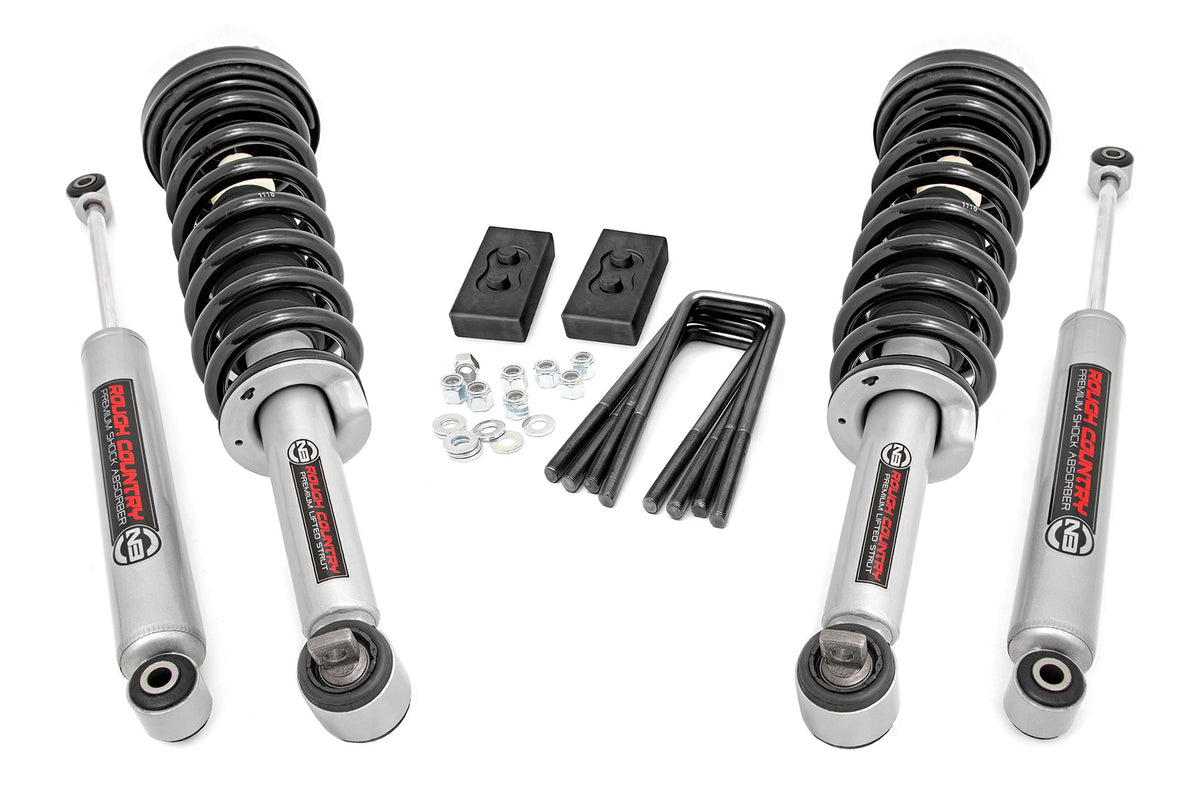Rough Country 2 Inch Lift Kit N3 Struts/N3 Fits Ford F-150 4WD (2021-2023) 57131