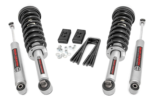 Rough Country 2 Inch Lift Kit N3 Struts/N3 Fits Ford F-150 4WD (2021-2023) 57131