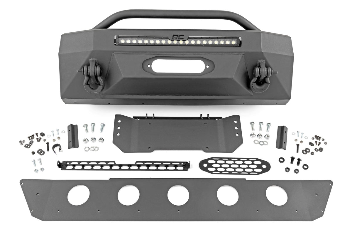 Rough Country Front Bumper Hybrid 20" Blk LED Fits toyota4Runner 2WD/4WD (14-23) 10744