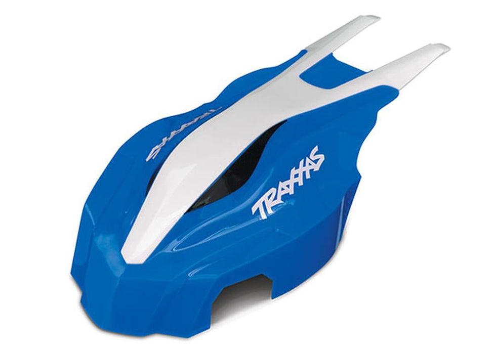 Traxxas 7912 Aton Front Canopy, Blue/White