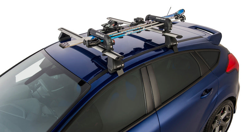 Rhino-Rack Universal Ski Carrier Fits 2 Pairs of Skis Black 572