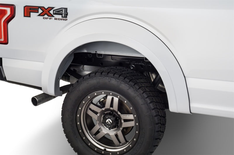 Bushwacker 15-17 Ford F-150 Styleside Extend-A-Fender Style Flares 4pc 67.1/78.9/97.6in Bed Black 20936-02