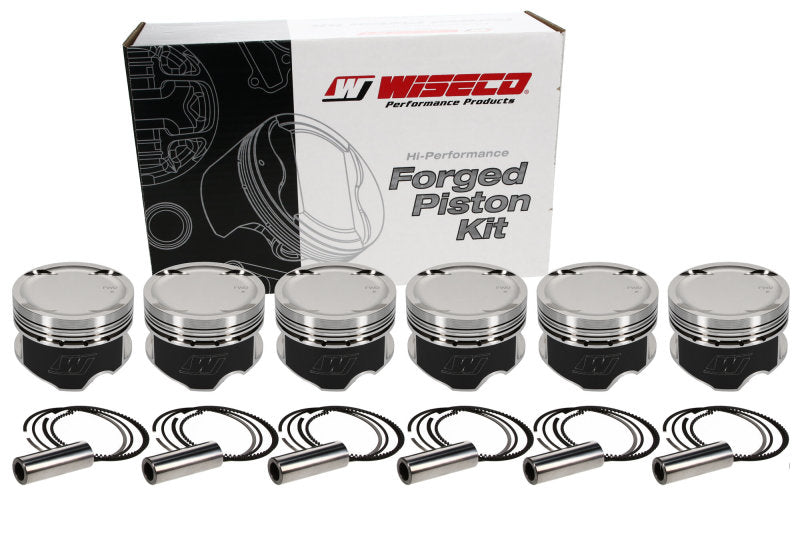 Wiseco Compatible with Nissan VG30 Turbo -9cc 1.260 X 87.5 Piston Shelf Stock Kit K549M875AP