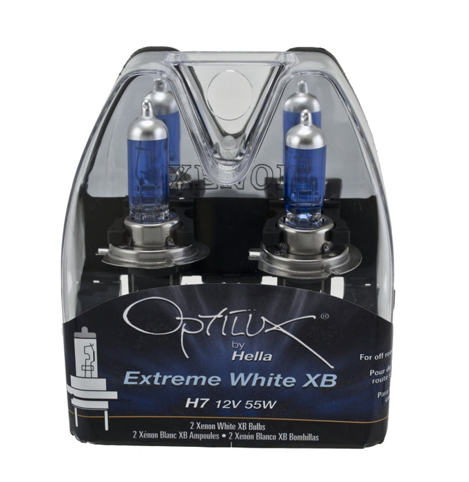 Hella Optilux 12V/55W H7 Extreme Blue Bulb (Pair) H71071362