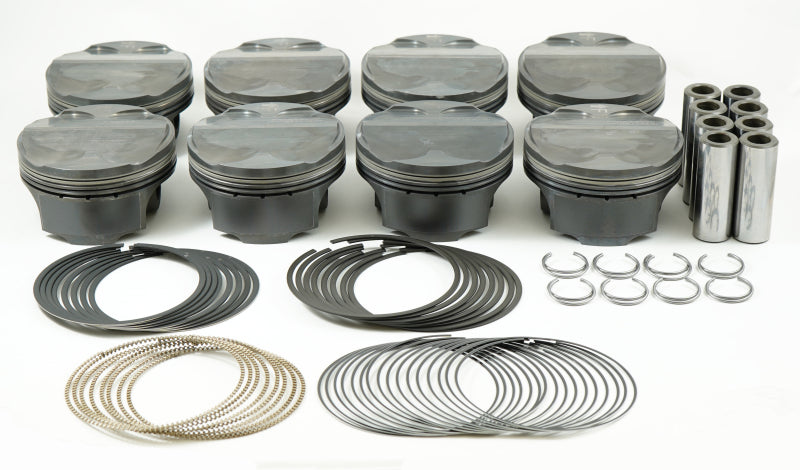 Mahle MS Piston Set SBF 304ci 3.640in Bore 3.65in Stroke 5.933in Rod .866 Pin 10cc 12:6 CR Set of 8 930258140