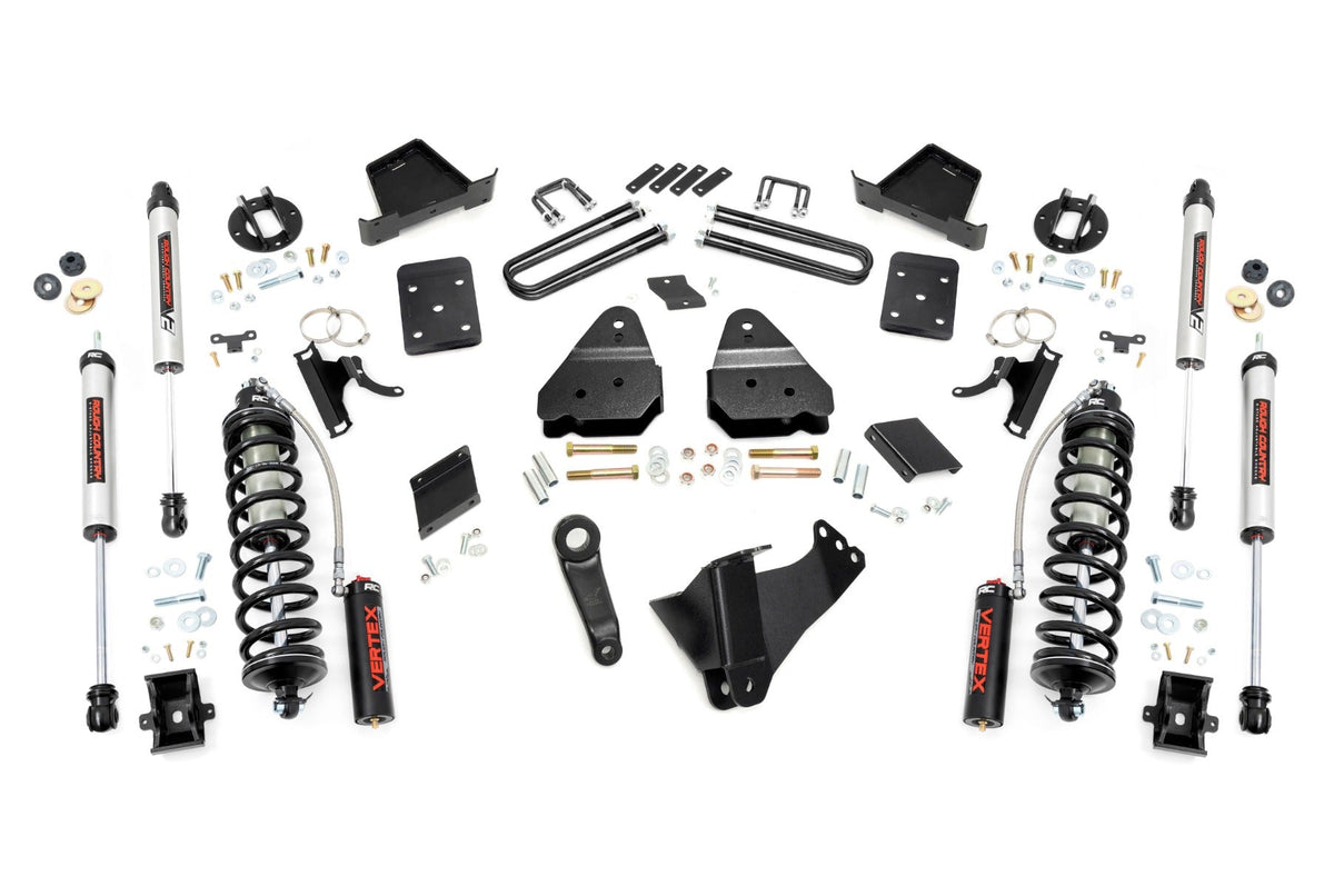 Rough Country 6 Inch Lift Kit Diesel No Ovld C/O V2 Fits Ford F-250 Super Duty (11-14) 53158