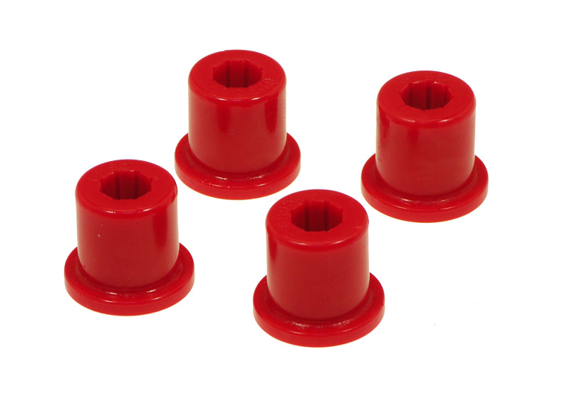 Prothane 76-86 compatible with Jeep CJ5/CJ6 Front Frame Shackle Bushings Red 1-801