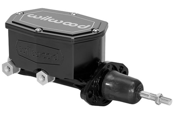 Wilwood Corvette C2 Compact Tandem Master Cylinder 15/16in Bore Ball Black 260-16521-BK
