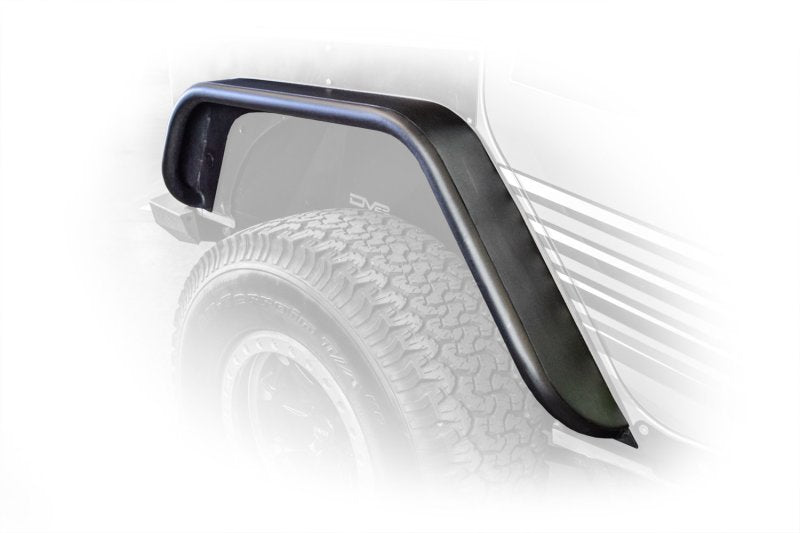 DV8 Offroad 07-18 compatible with Jeep Wrangler JK Front & Rear Flat Tube Fenders FENDB-02