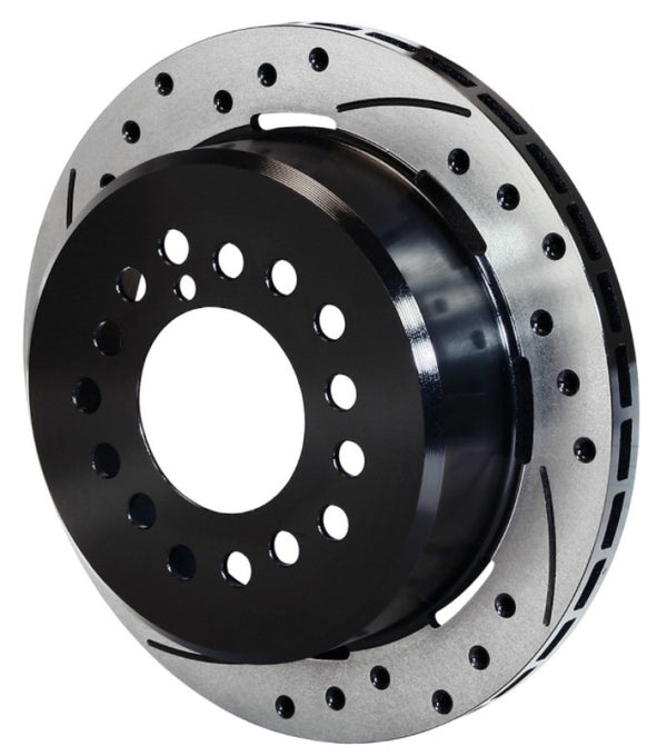 Wilwood Rotor-2.32in Offset-SRP-BLK-Drill-LH 11.00 x .810 5 Lug 160-11377-BK