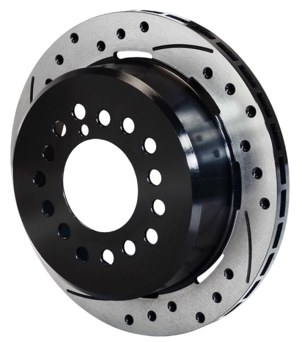 Wilwood Rotor-2.32in Offset-SRP-BLK-Drill-LH 11.00 x .810 5 Lug 160-11377-BK
