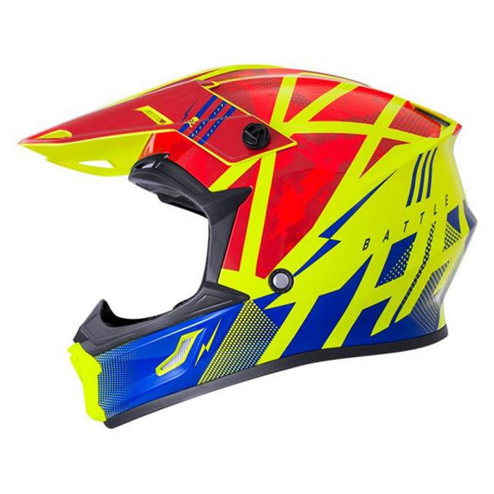 THH Helmets T710XR Battle Red/Blue XL 646398