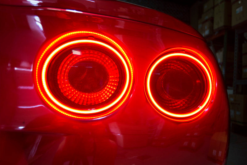 Oracle Chevy Corvette C6 05-13 LED Waterproof Afterburner Kit Red SEE WARRANTY 1295-003