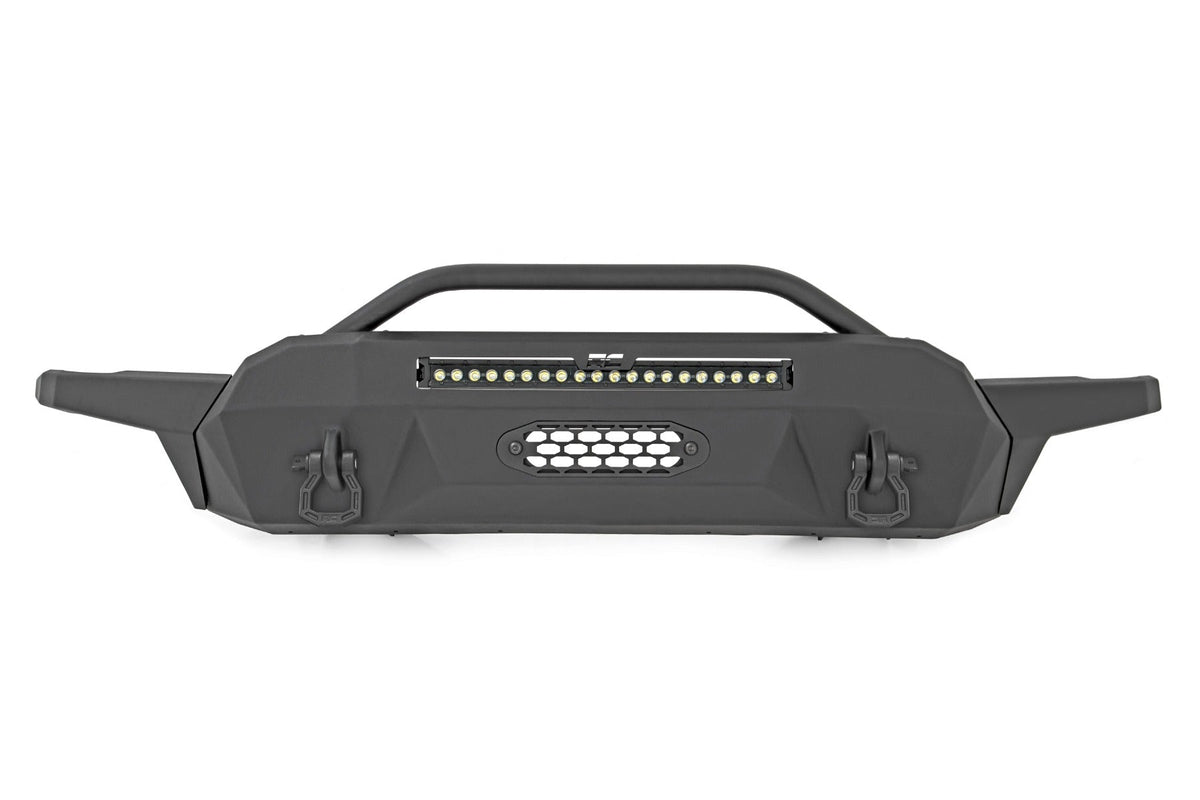 Rough Country Front Bumper |High Clearance Hybrid 20" Blk LED Fits toyotaTacoma (16-23) 10719