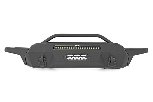 Rough Country Front Bumper |High Clearance Hybrid 20" Blk LED Fits toyotaTacoma (16-23)