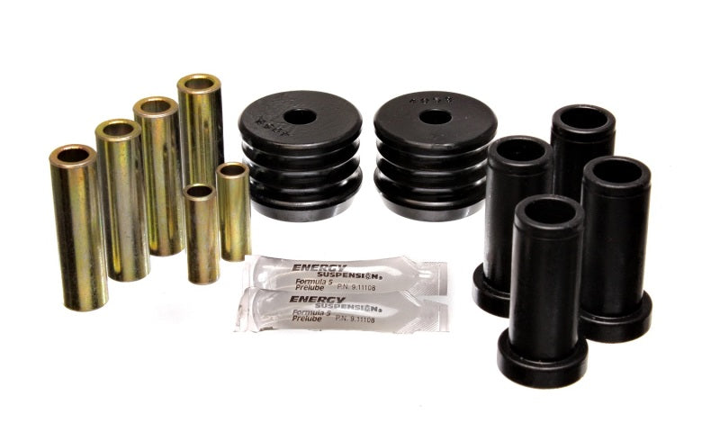 Energy Suspension 64-75 BMW 2002 Black Rear Control Arm Bushing Set 12.3102G