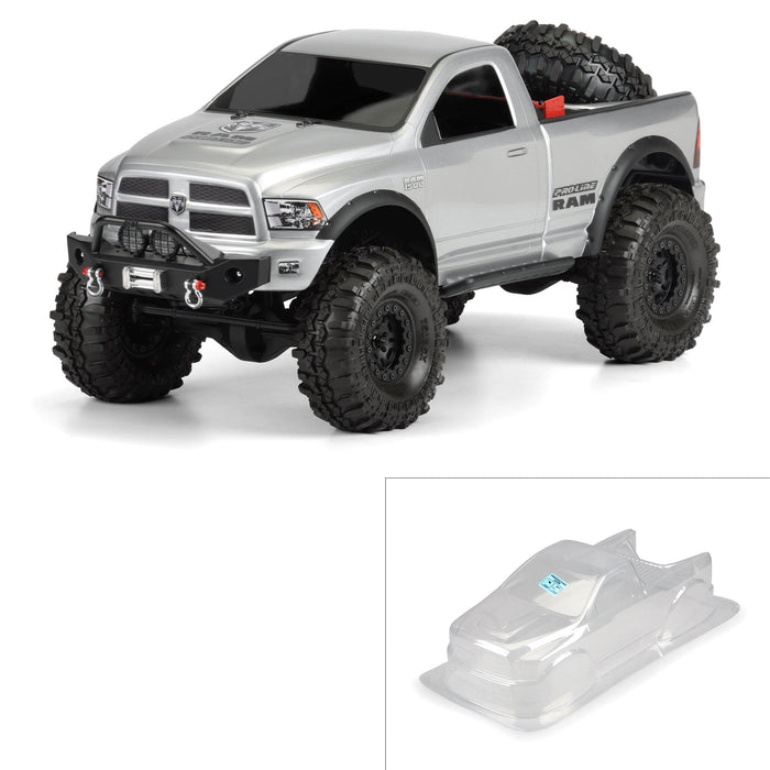 Pro-Line Racing RAM 1500 Clear Body Scale Crawlers PRO343400 Car/Truck Bodies wings & Decals