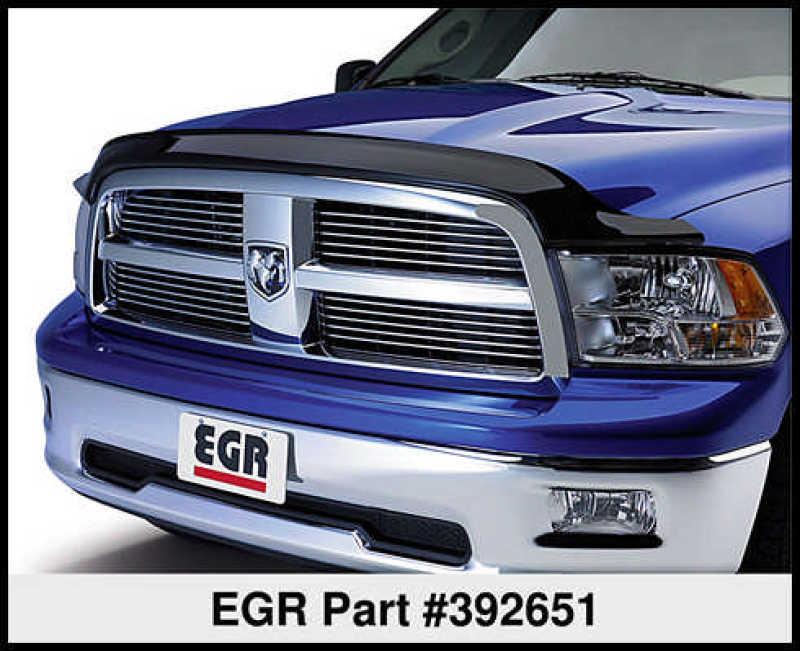 EGR 09+ Compatible with Dodge Ram Pickup Aerowrap Hood Shield (392651) 392651