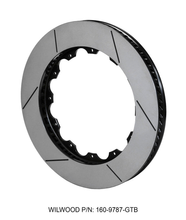 Wilwood Rotor-SV-GT 72 SPC-37 -RH-BLK 14.25 x 1.25 12 on 9.19in 160-9787-GTB