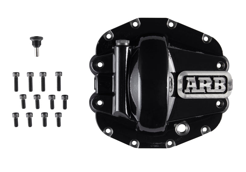 ARB Diff Cover Blk compatible with Jeep JL Rubicon Front 0750011B