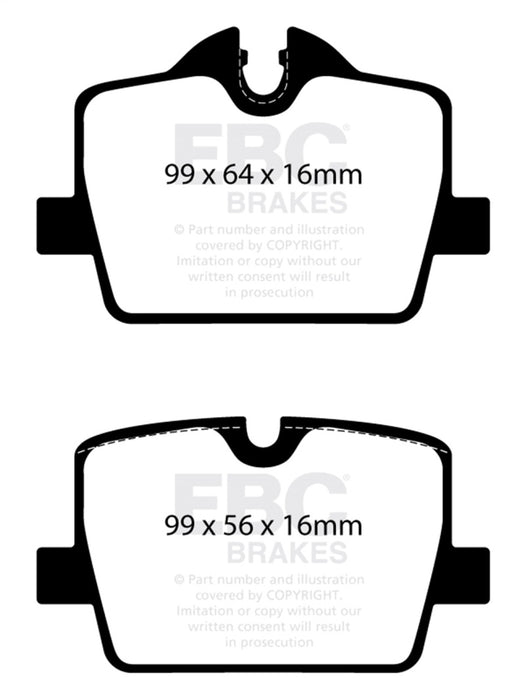 EBC 2019+ BMW Z4 G29 2.0T Bluestuff Rear Brake Pads DP52405NDX