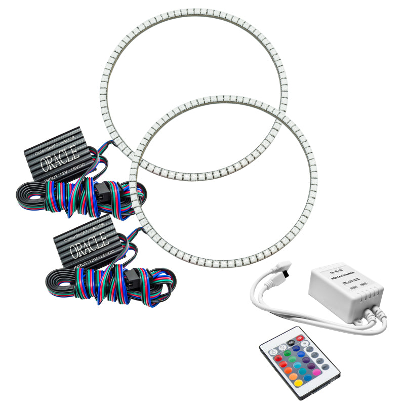 Oracle Fits Jeep Wrangler JL/JT LED Surface Mount Headlight Halo Kit W/ Simple Controller See Warranty 1214-504