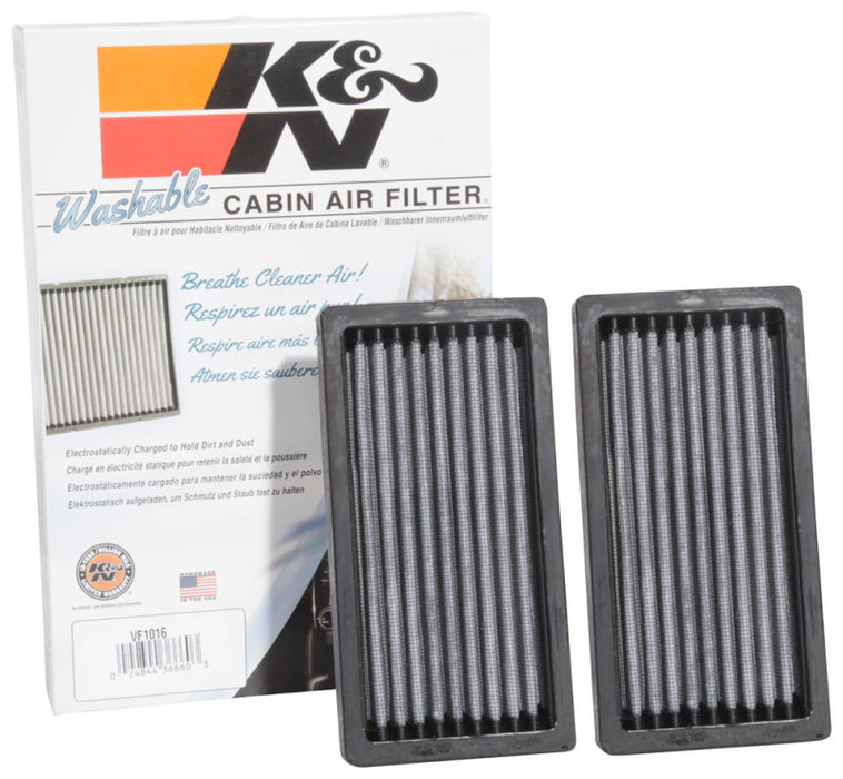 K&N 08-12 compatible with Jeep Liberty V6-3.7L Cabin Air Filter (2 Per Box) VF1016