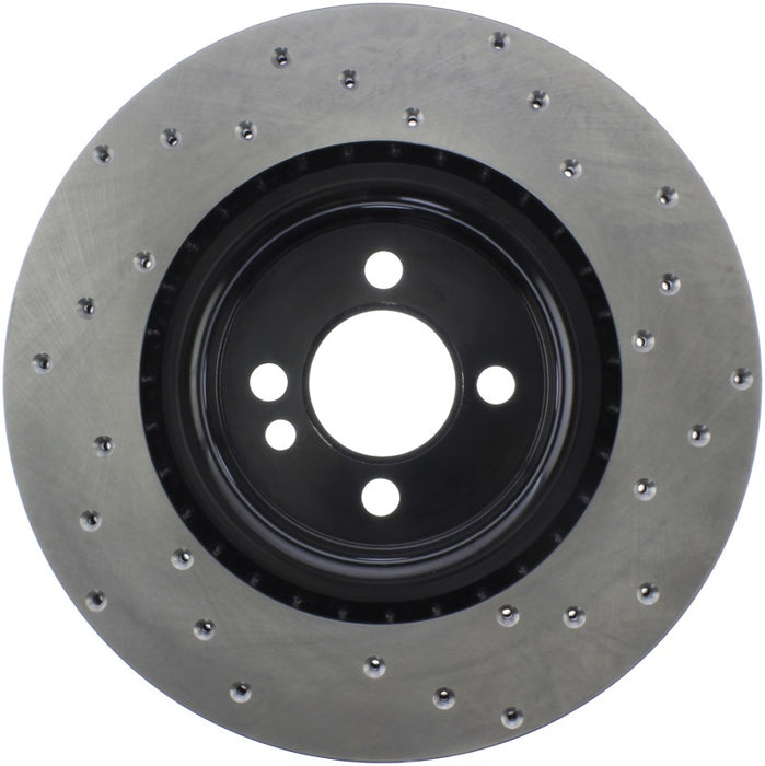 StopTech Sport Cross Drilled Brake Rotor Front Left 128.34114R