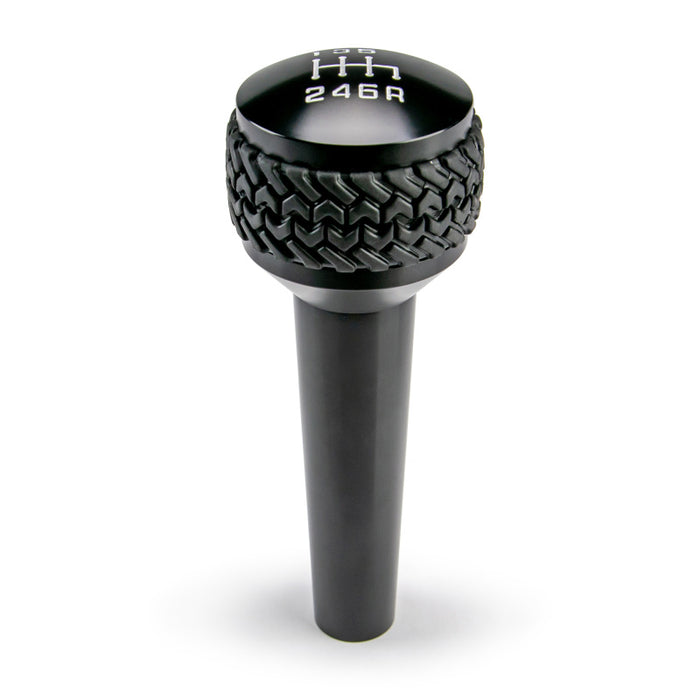 DV8 Offroad 2005-2010 compatible with Jeep TJ/JK 6-Speed Shift Knob Black Finish D-JP-180012-BK