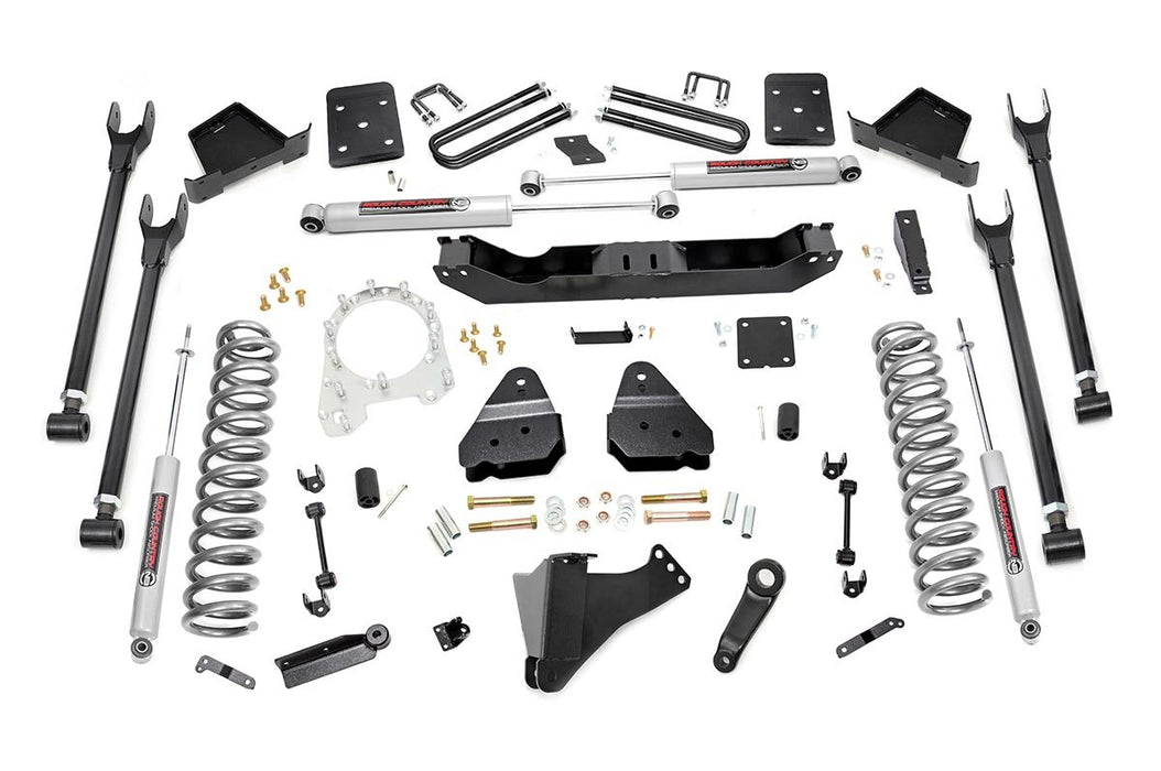 Rough Country 6 Inch Lift Kit 4-Link Ovld Ford F-250/F-350 Super Duty (17-22) 56020
