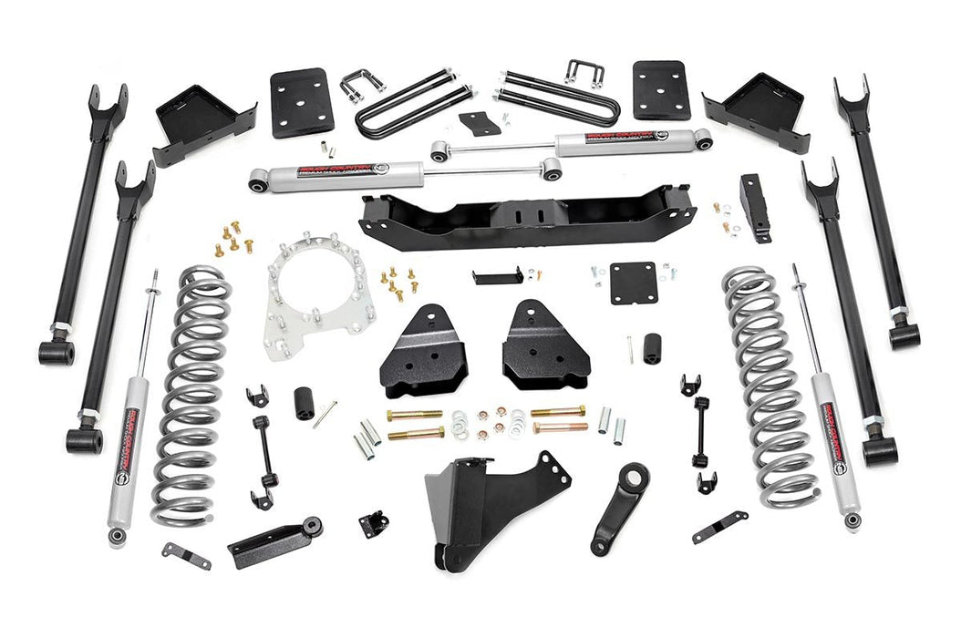 Rough Country 6 Inch Lift Kit Diesel 4 Link Ovld Ford F-250/F-350 Super Duty (17-22) 50820