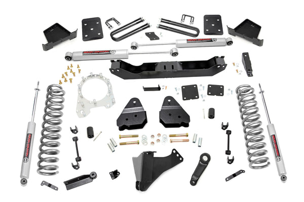 Rough Country 6 Inch Lift Kit No Ovlds Fits Ford F-250/F-350 Super Duty 4WD (17-22) 51320