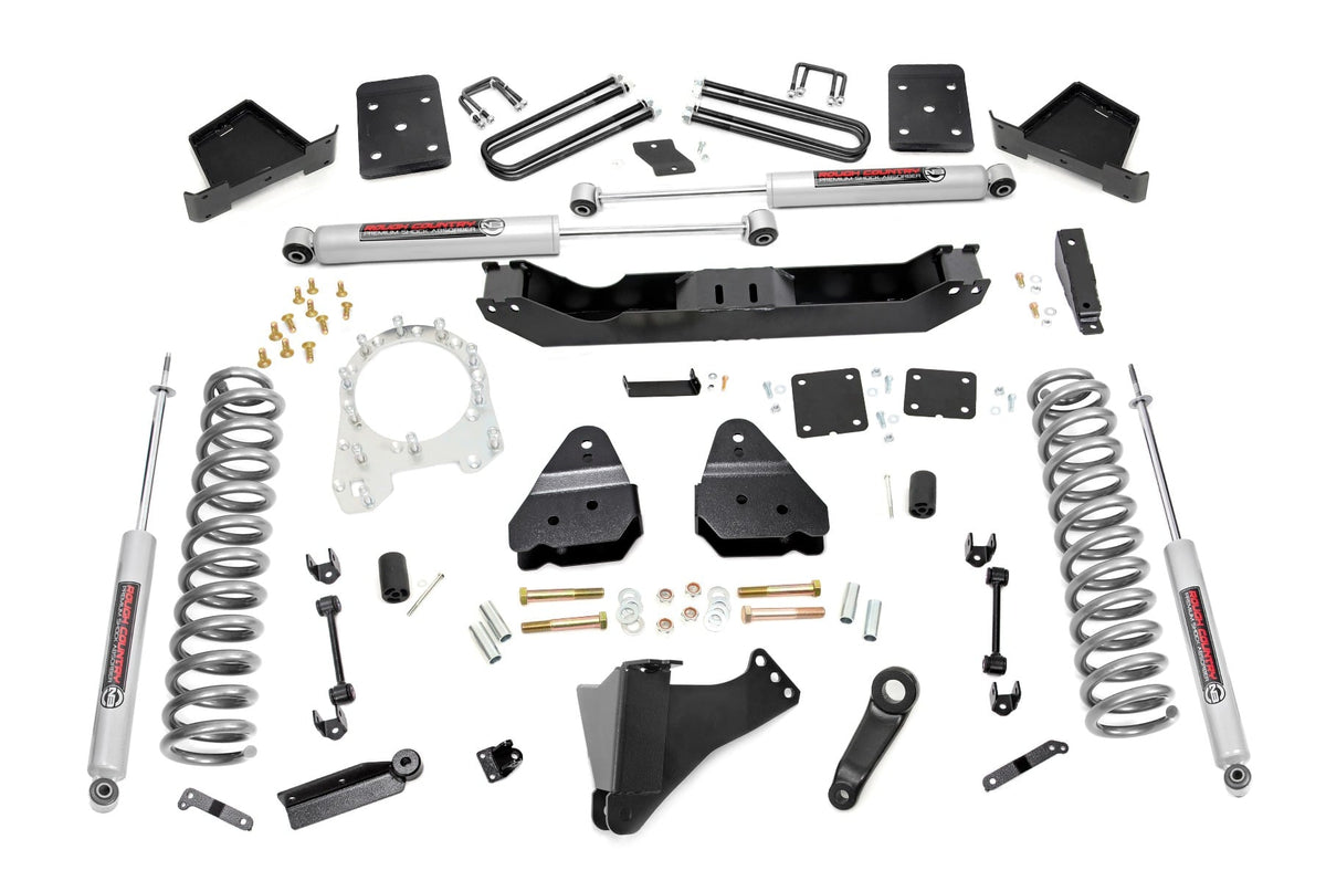 Rough Country 4.5 Inch Lift Kit Fits Ford F-250/F-350 Super Duty 4WD (2017-2022) 55020