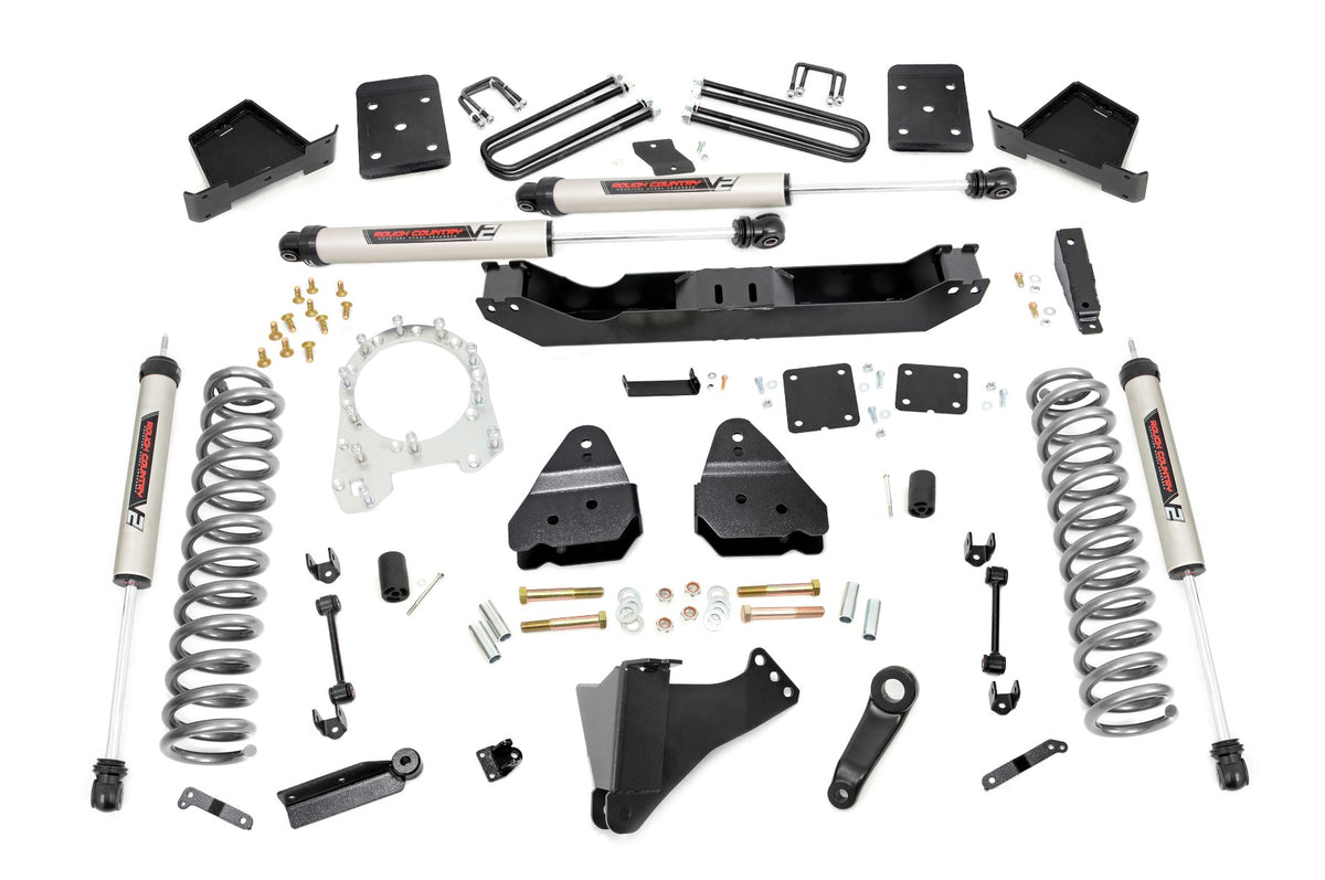 Rough Country 6 Inch Lift Kit Diesel Ovld V2 Fits Ford F-250/F-350 Super Duty (17-22) 50370
