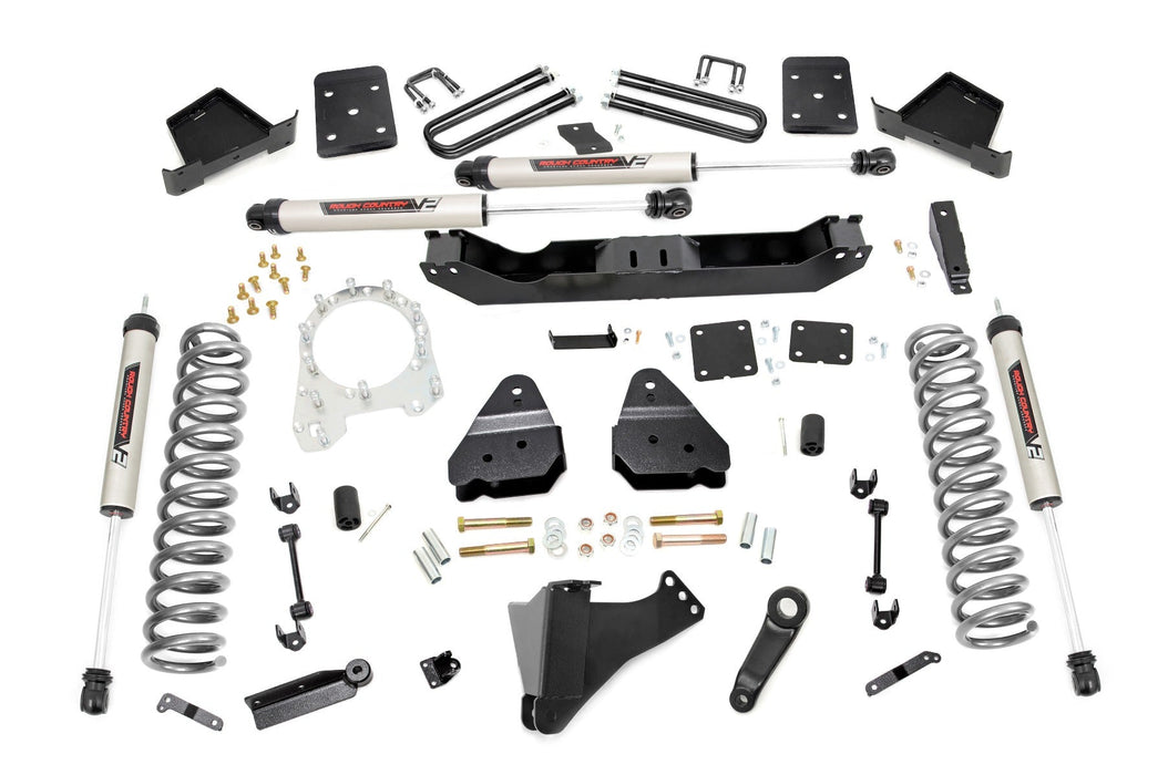Rough Country 6 Inch Lift Kit Diesel No Ovld V2 Ford F-250/F-350 Super Duty (17-22) 50470