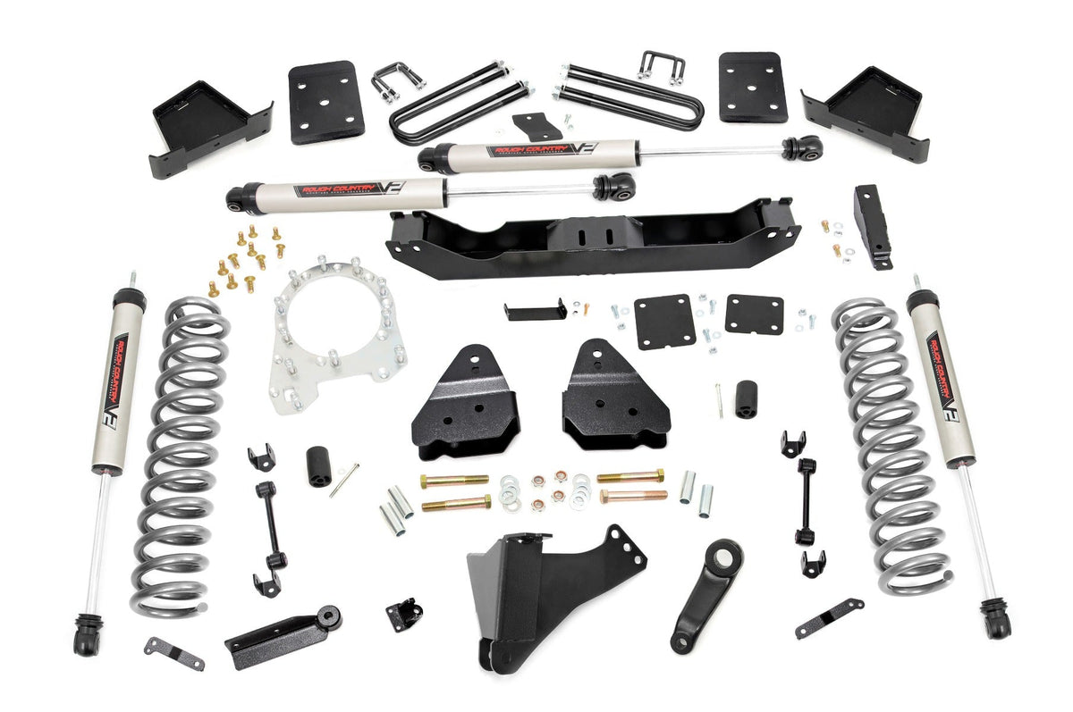 Rough Country 6 Inch Lift Kit Ovlds V2 Fits Ford F-250/F-350 Super Duty (17-22) 51770
