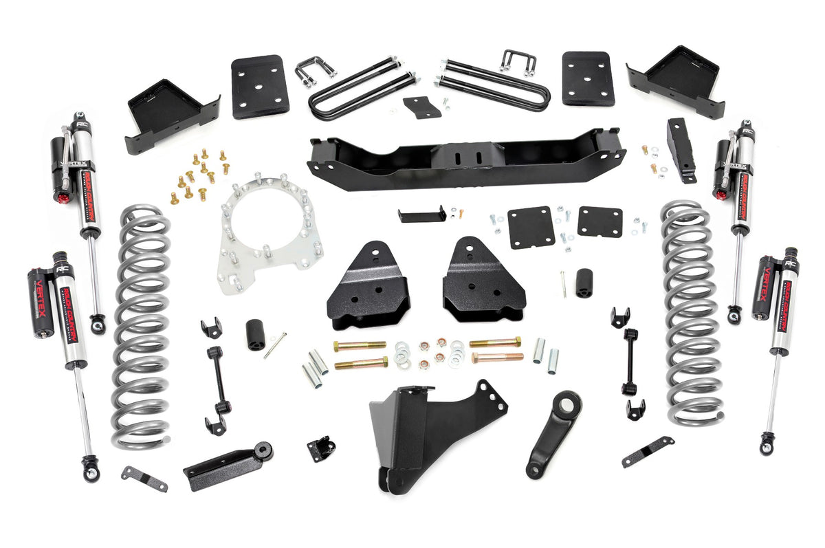 Rough Country 6 Inch Lift Kit Diesel No Ovld Vertex Fits Ford F-250/F-350 Super Duty (17-22) 50450