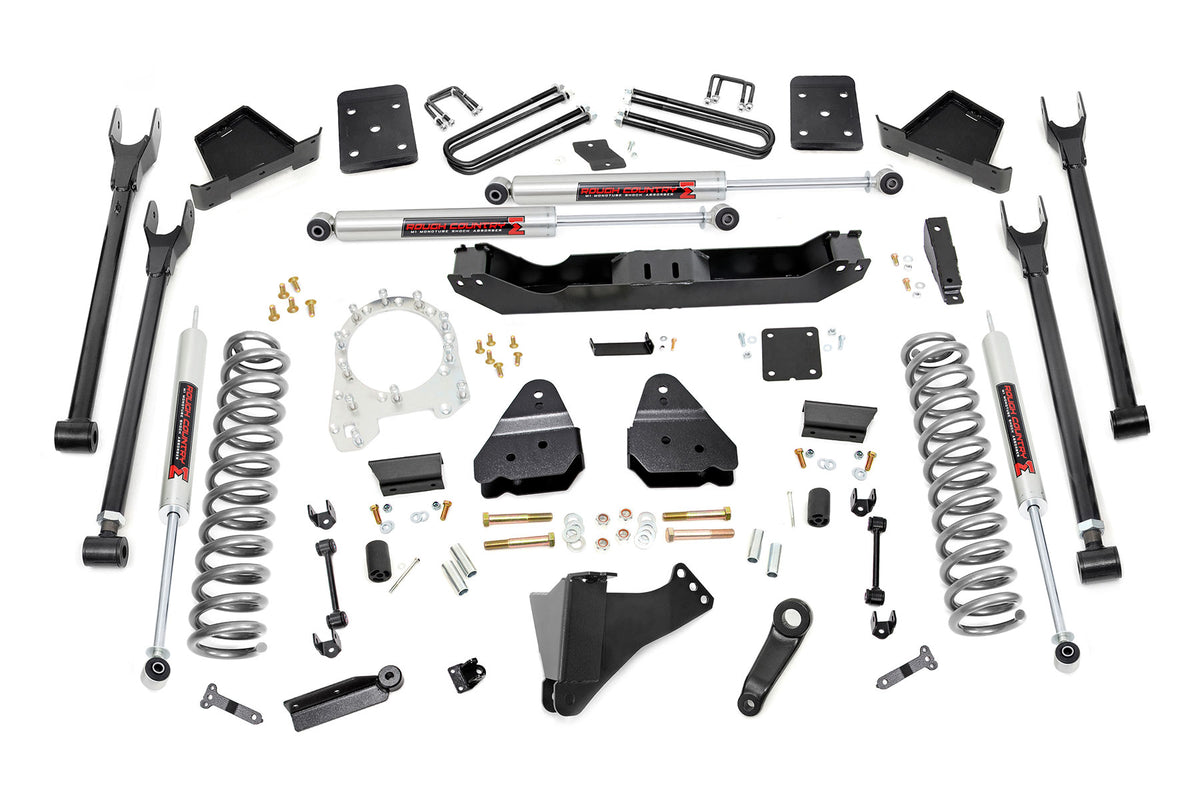 Rough Country 6 Inch Lift Kit Diesel 4 Link M1 Fits Ford F-250/F-350 Super Duty (17-22) 50840