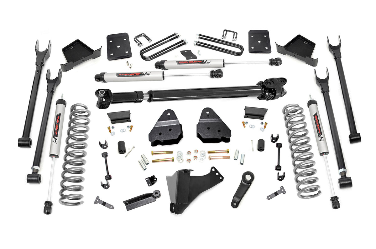 Rough Country 6 Inch Lift Kit Diesel 4-Link D/SV2 Fits Ford F-250/F-350 Super Duty (17-22) 50771