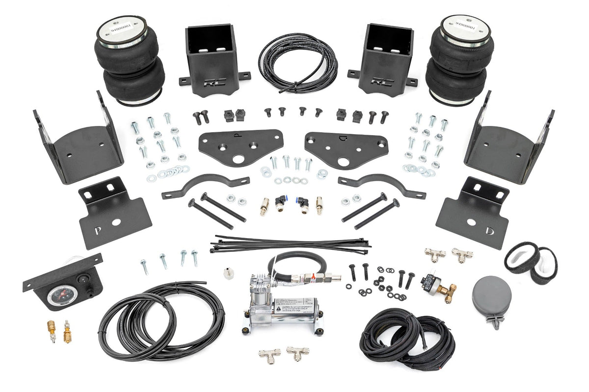 Rough Country Air Spring Kit W/Compressor Fits Ford F-250/F-350 Super Duty (17-22) 10021C