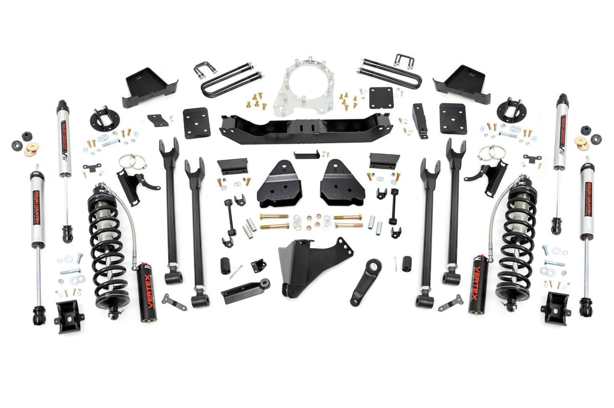 Rough Country 6 Inch Lift Kit Diesel 4 Link Ovld Fits Ford F-250/F-350 Super Duty (17-22) 50856