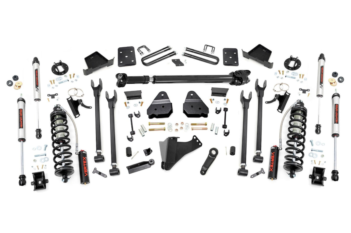 Rough Country 6 Inch Lift Kit 4-Link No Ovld D/S C/O V2 Fits Ford Super Duty (17-22) 52658